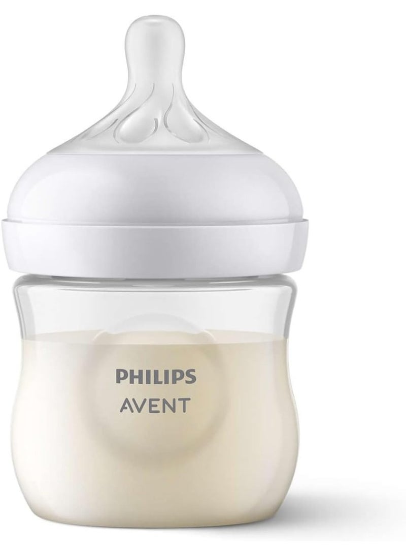 Philips Avent Baby Bottle with Natural Response Teat, 125 ml Capacity